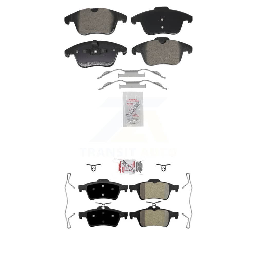 AmeriBRAKES - KNF-101984 - Front and Rear Disc Brake Pad Kits