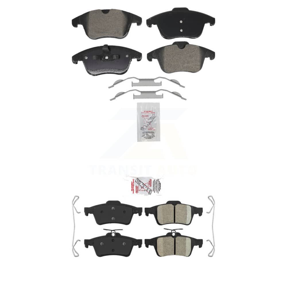 AmeriBRAKES - KNF-101985 - Front and Rear Disc Brake Pad Kits