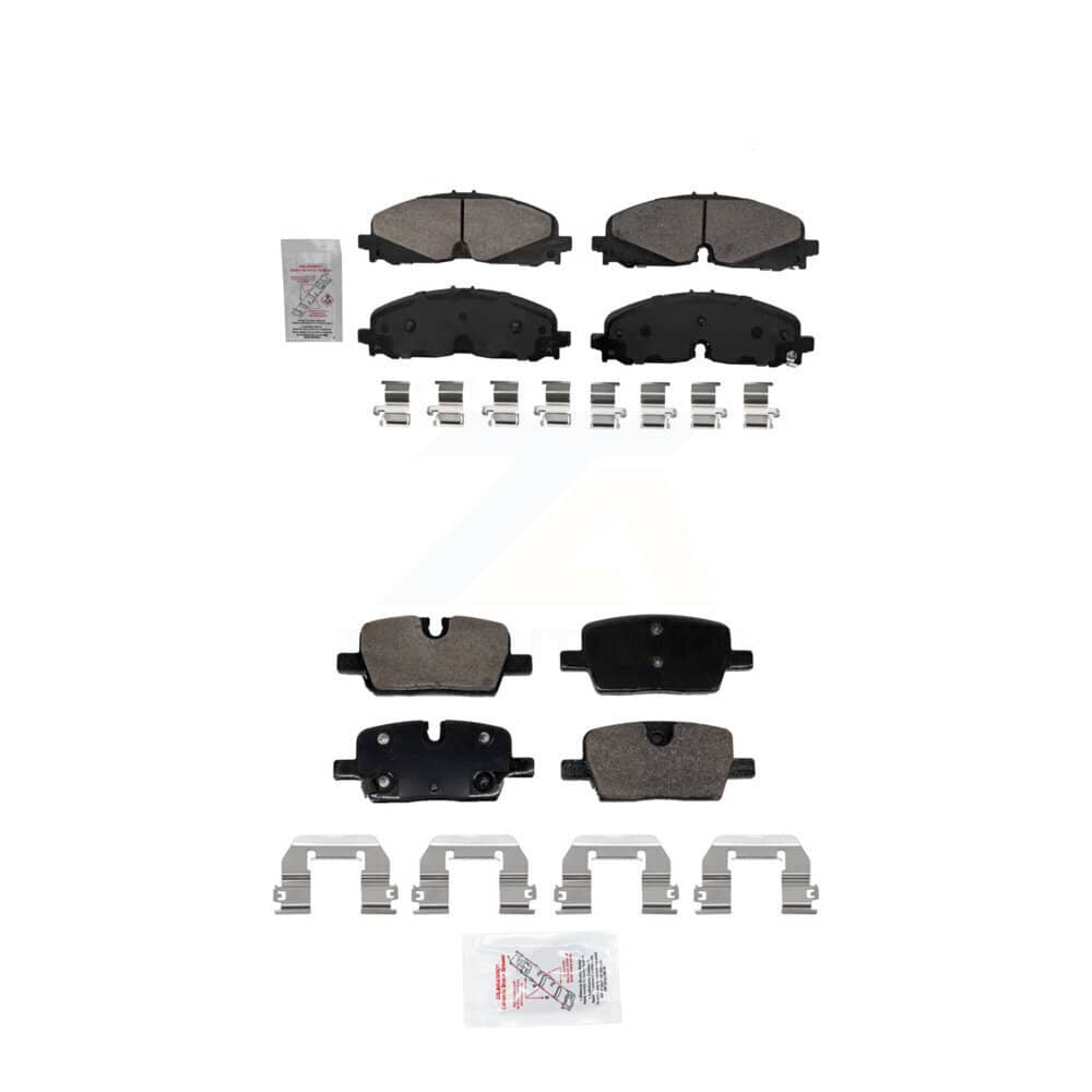 AmeriBRAKES - KNF-101998 - Front and Rear Disc Brake Pad Kits