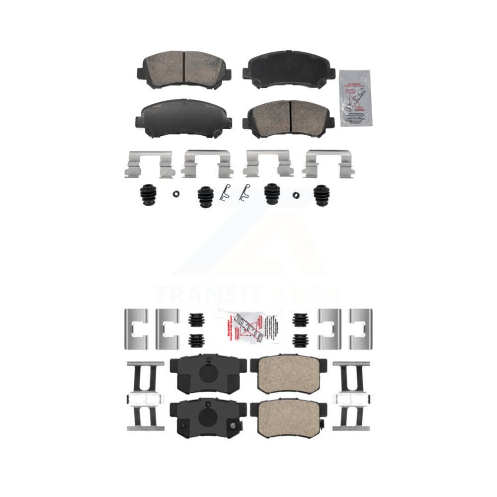 AmeriBRAKES - KNF-102013 - Front and Rear Disc Brake Pad Kits