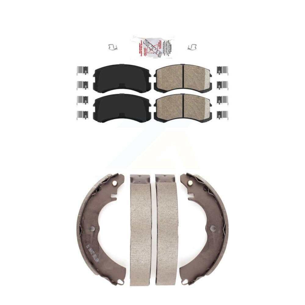 Transit Auto - KNN-100017 - Front and Rear Disc Brake Pad Kits