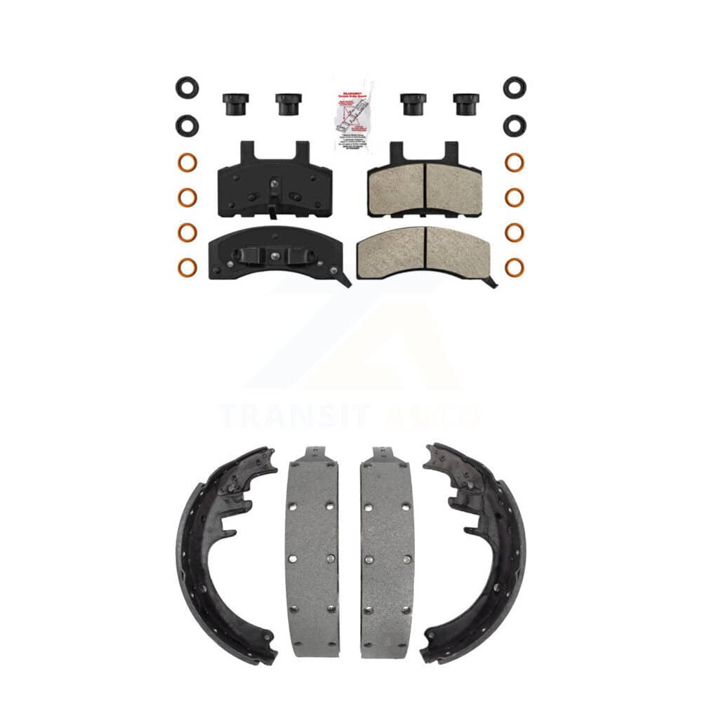 Transit Auto - KNN-100187 - Front and Rear Disc Brake Pad Kits