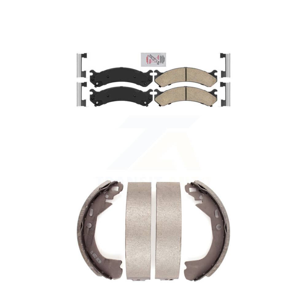 Transit Auto - KNN-100196 - Front and Rear Disc Brake Pad Kits