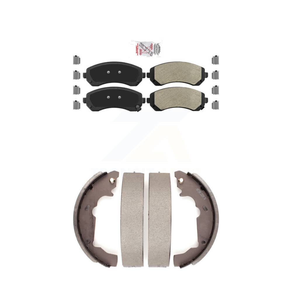 Transit Auto - KNN-100276 - Front and Rear Disc Brake Pad Kits