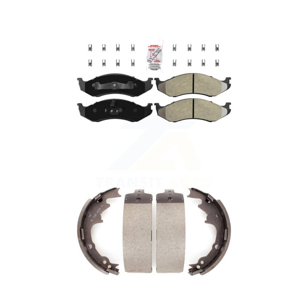 Transit Auto - KNN-100282 - Front and Rear Disc Brake Pad Kits