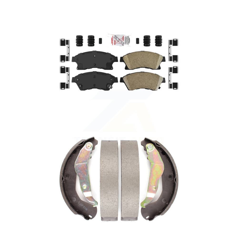 Transit Auto - KNN-100288 - Front and Rear Disc Brake Pad Kits