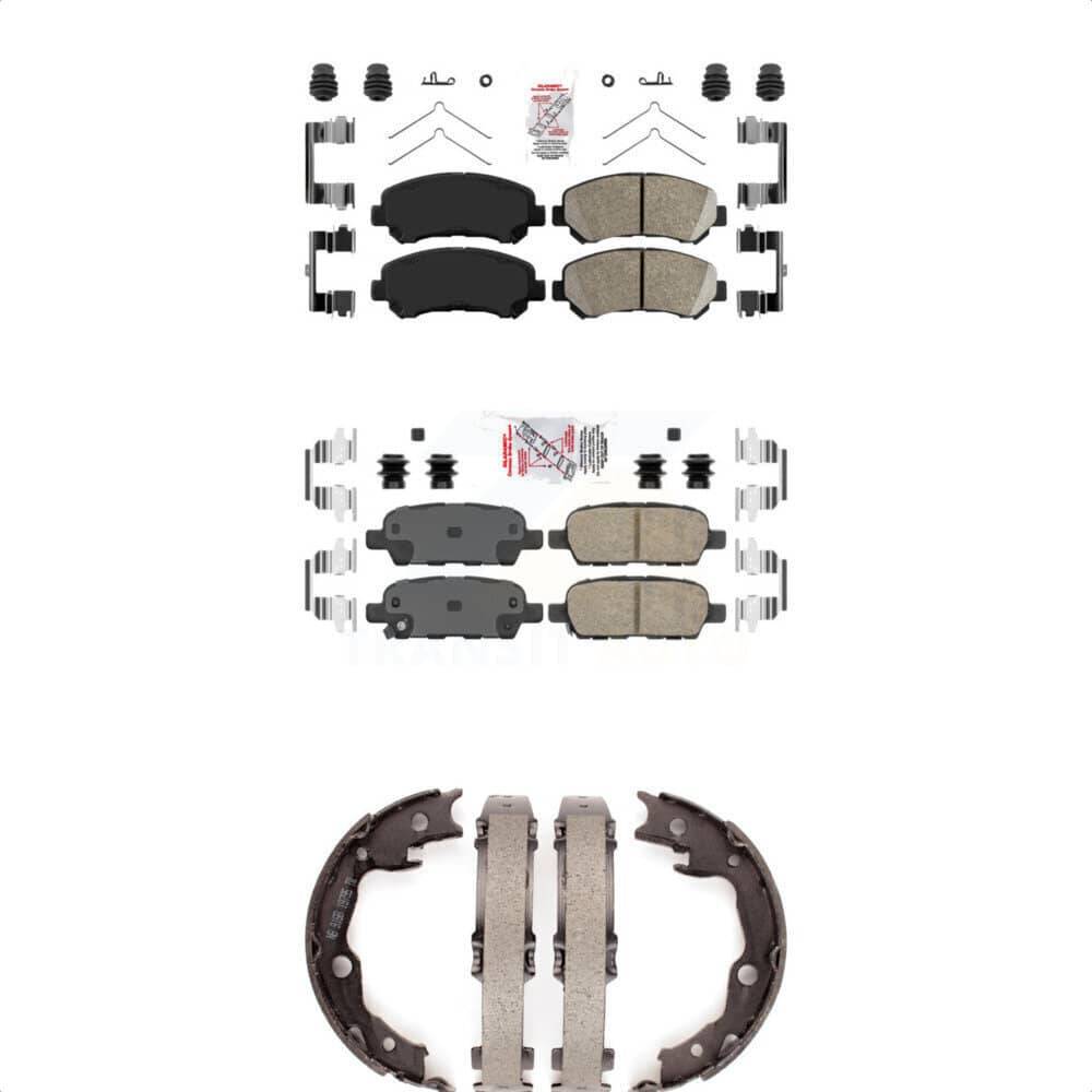 Transit Auto - KNN-100300 - Front and Rear Disc Brake Pad Kits