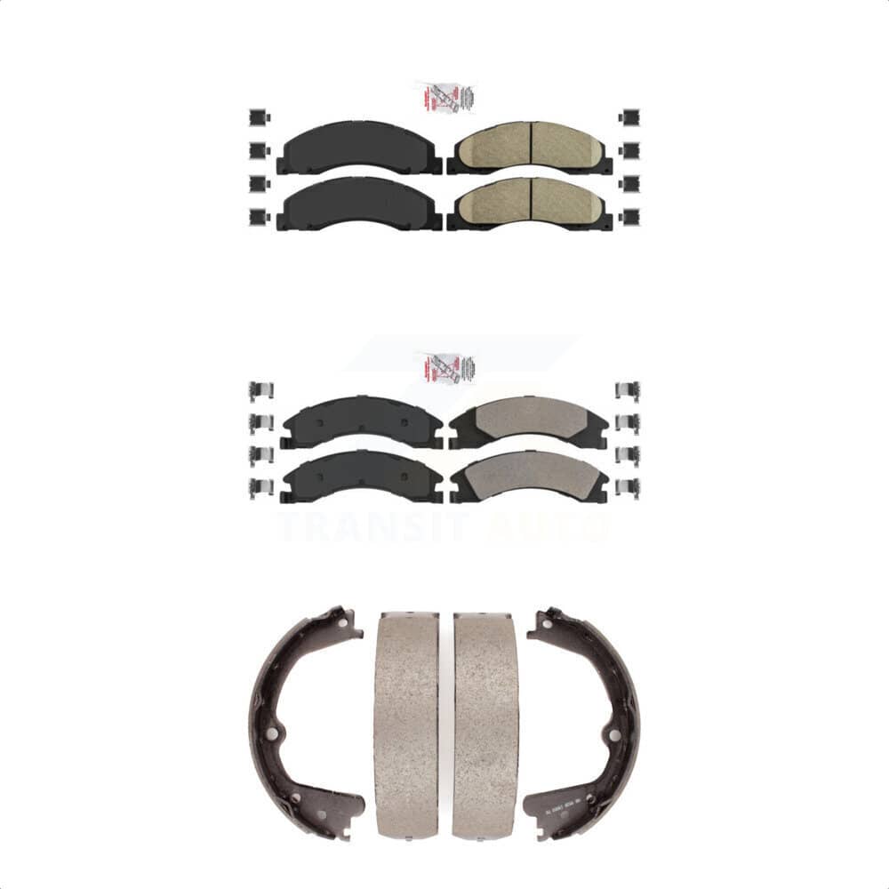 Transit Auto - KNN-100320 - Front and Rear Disc Brake Pad Kits