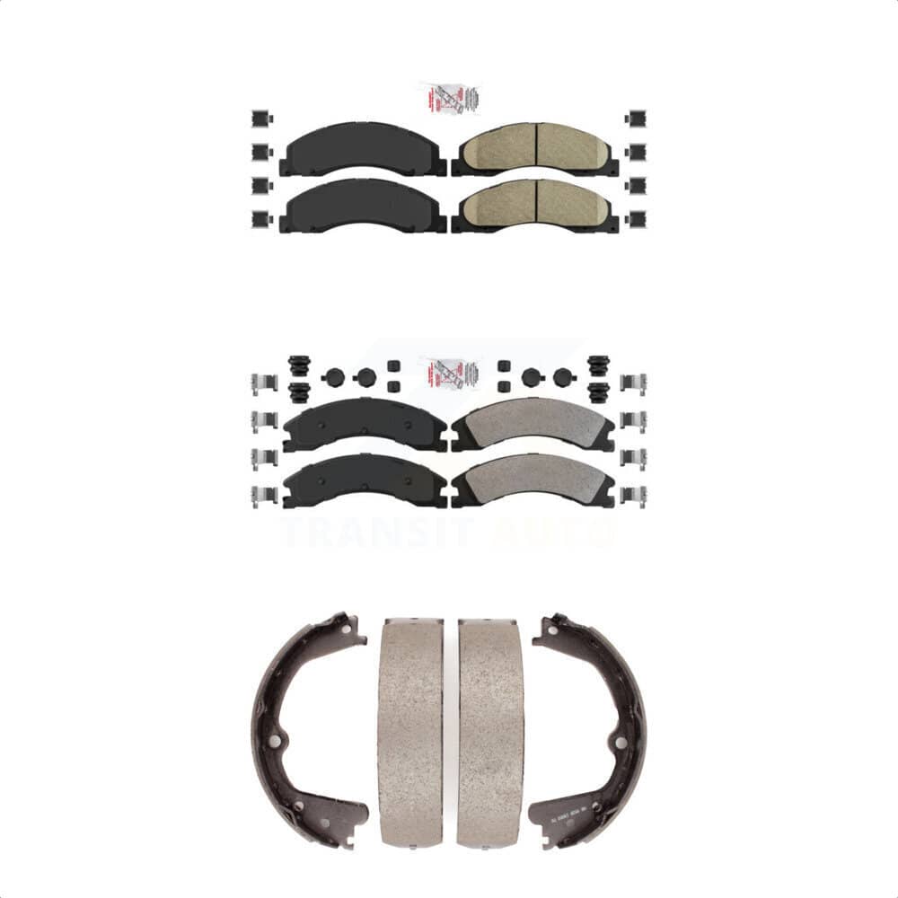 Transit Auto - KNN-100329 - Front and Rear Disc Brake Pad Kits