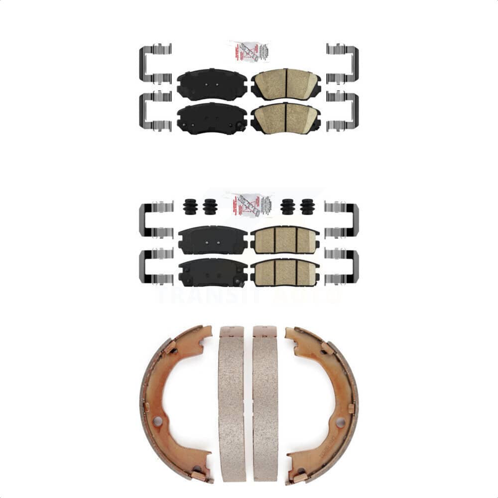 Transit Auto - KNN-100336 - Front and Rear Disc Brake Pad Kits