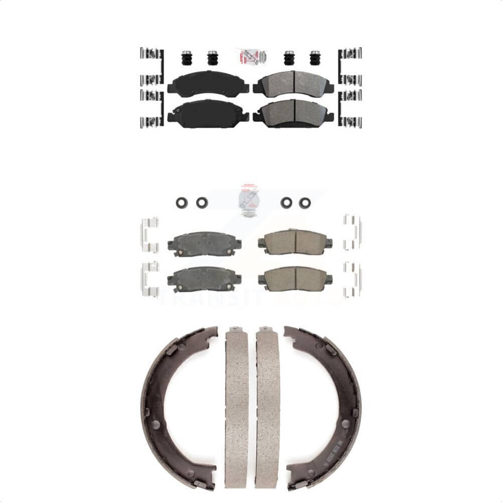 Transit Auto - KNN-100347 - Front and Rear Disc Brake Pad Kits