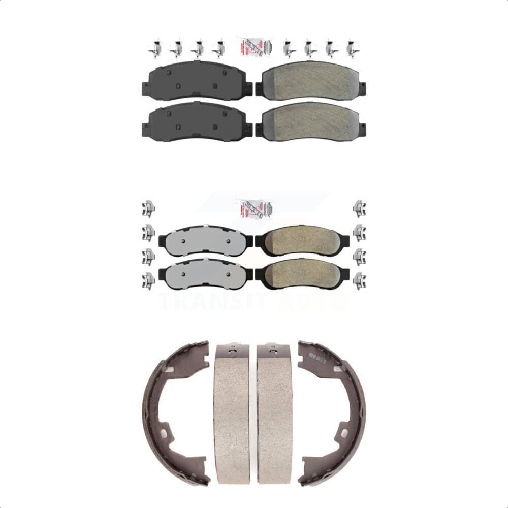 Transit Auto - KNN-100353 - Front and Rear Disc Brake Pad Kits