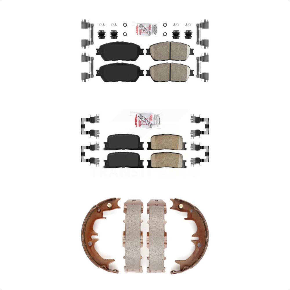 Transit Auto - KNN-100364 - Front and Rear Disc Brake Pad Kits