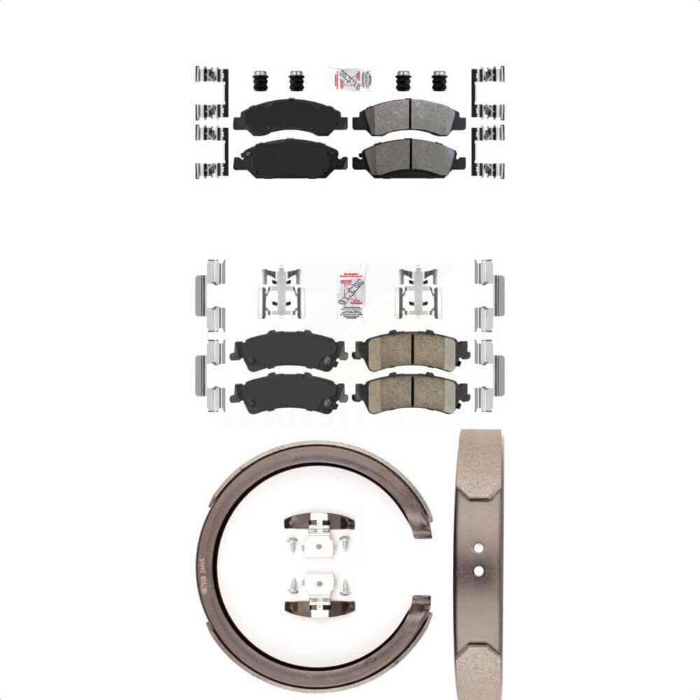 Transit Auto - KNN-100396 - Front and Rear Disc Brake Pad Kits