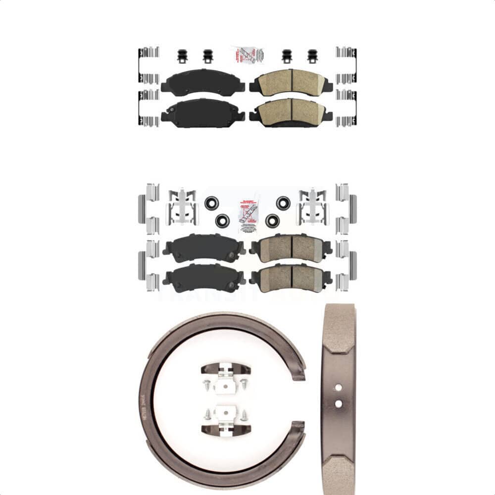 Transit Auto - KNN-100397 - Front and Rear Disc Brake Pad Kits