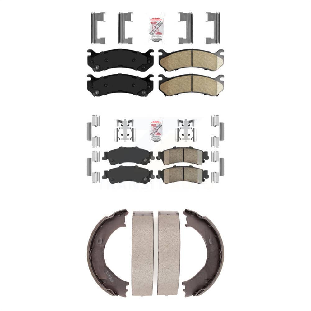 Transit Auto - KNN-100411 - Front and Rear Disc Brake Pad Kits