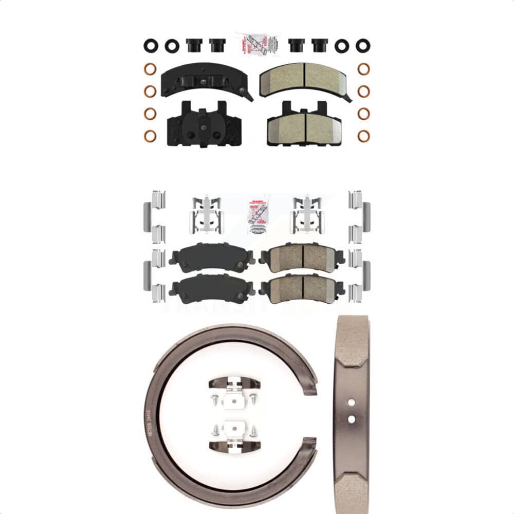 Transit Auto - KNN-100417 - Front and Rear Disc Brake Pad Kits