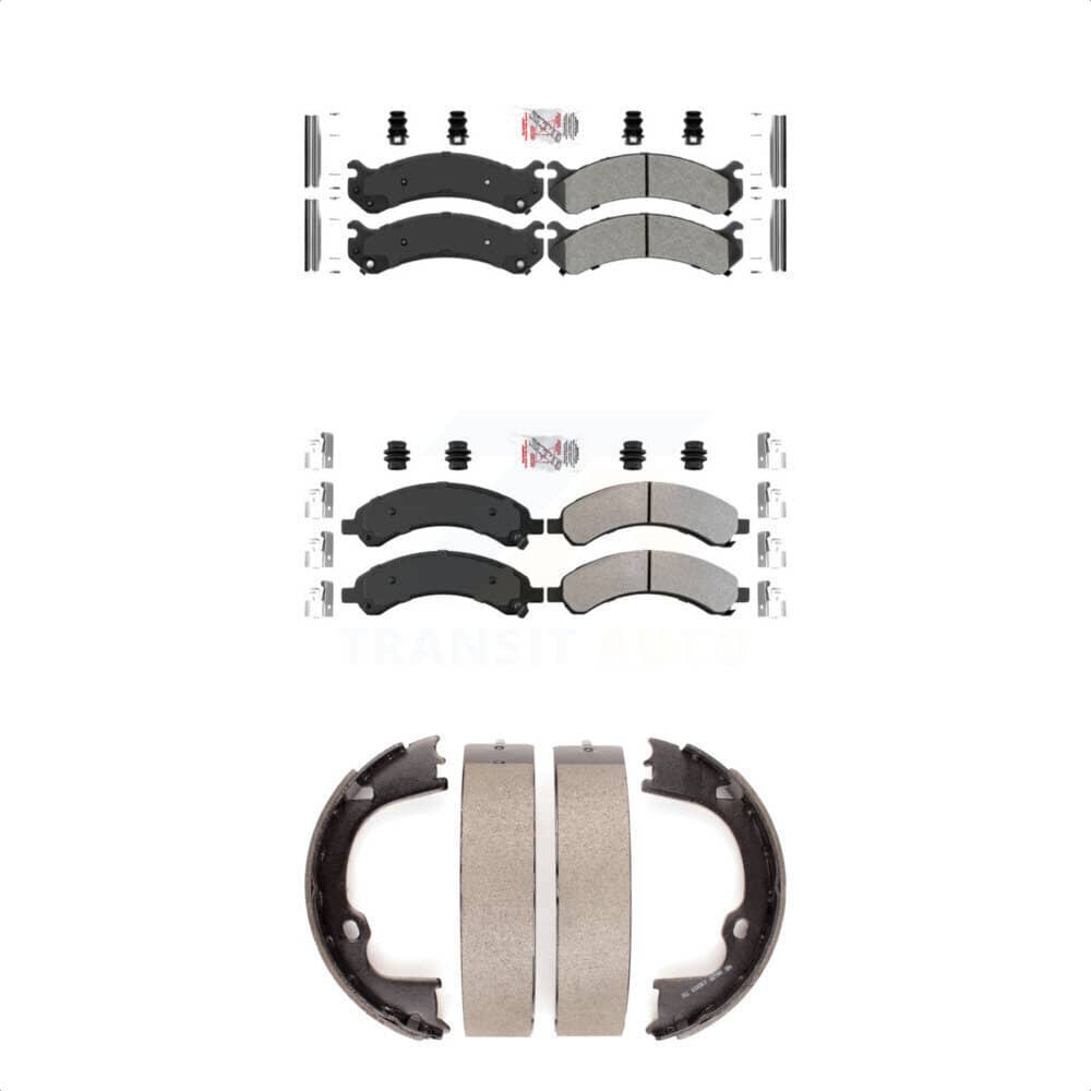 Transit Auto - KNN-100438 - Front and Rear Disc Brake Pad Kits