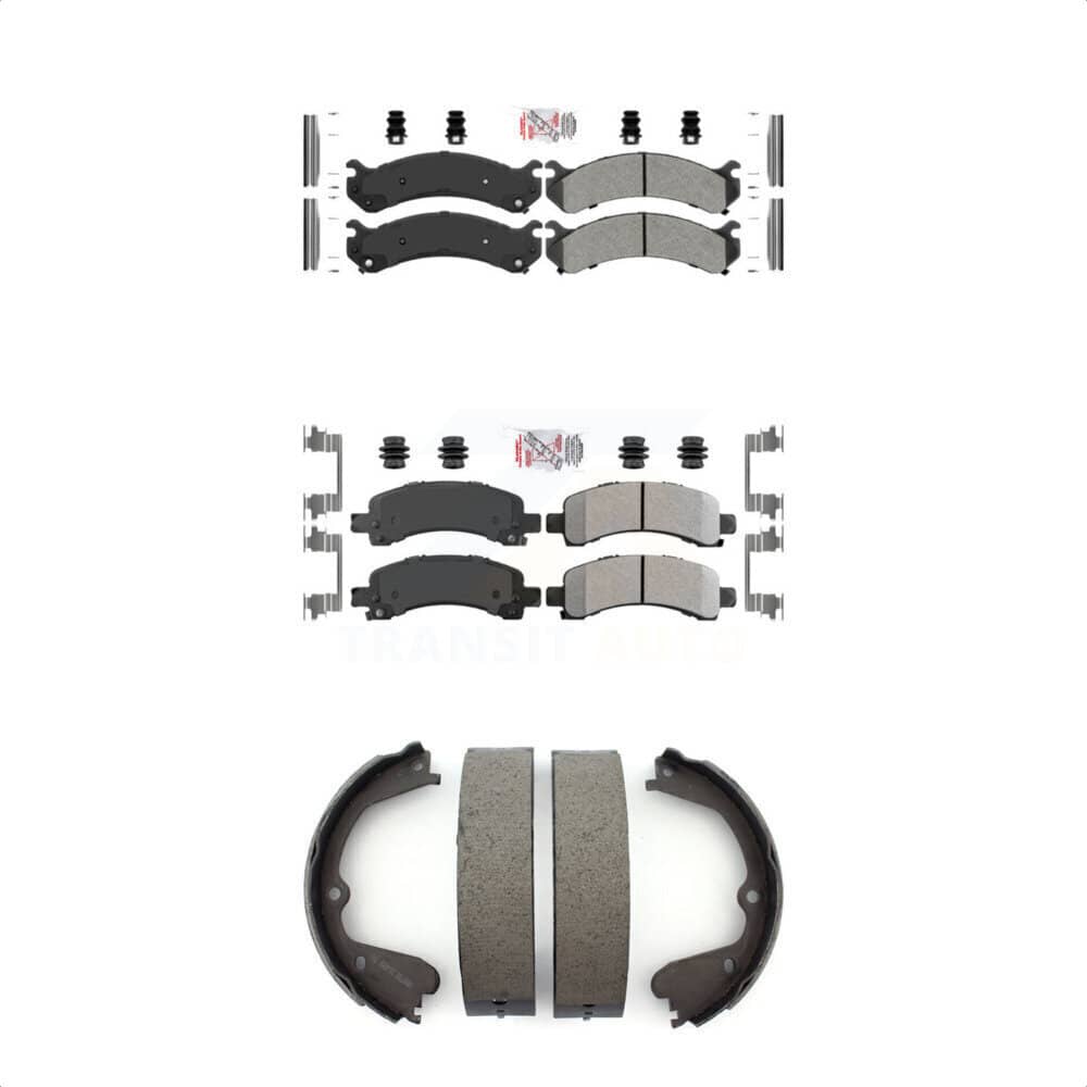 Transit Auto - KNN-100442 - Front and Rear Disc Brake Pad Kits