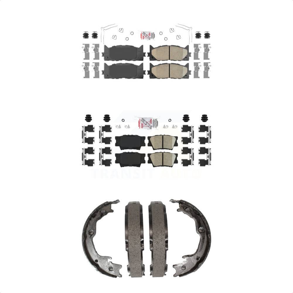 Transit Auto - KNN-100480 - Front and Rear Disc Brake Pad Kits