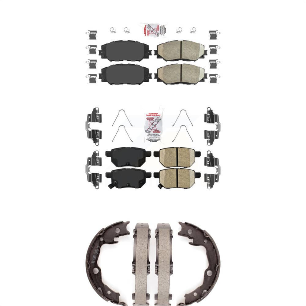 Transit Auto - KNN-100493 - Front and Rear Disc Brake Pad Kits