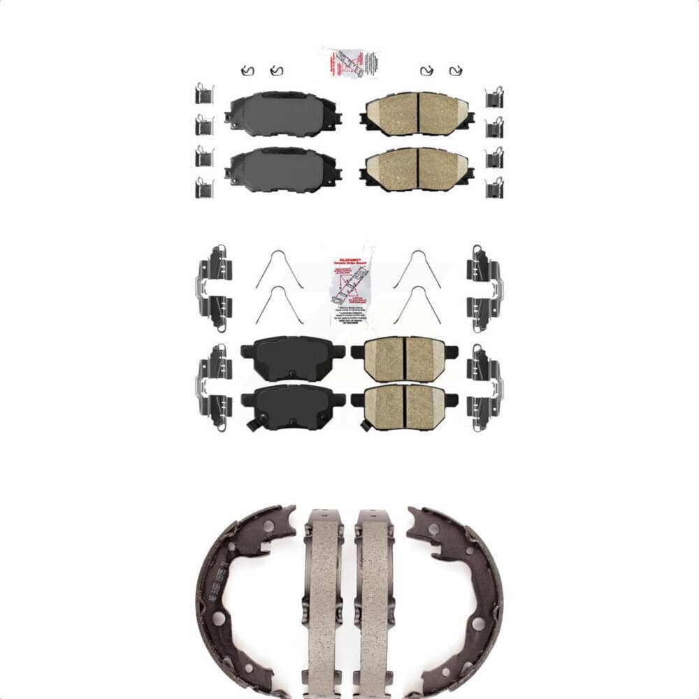 Transit Auto - KNN-100495 - Front and Rear Disc Brake Pad Kits