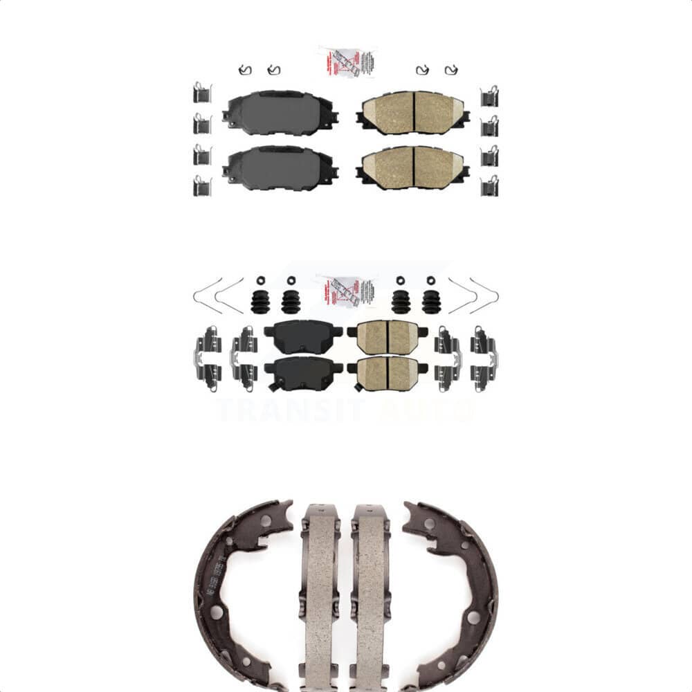 Transit Auto - KNN-100499 - Front and Rear Disc Brake Pad Kits