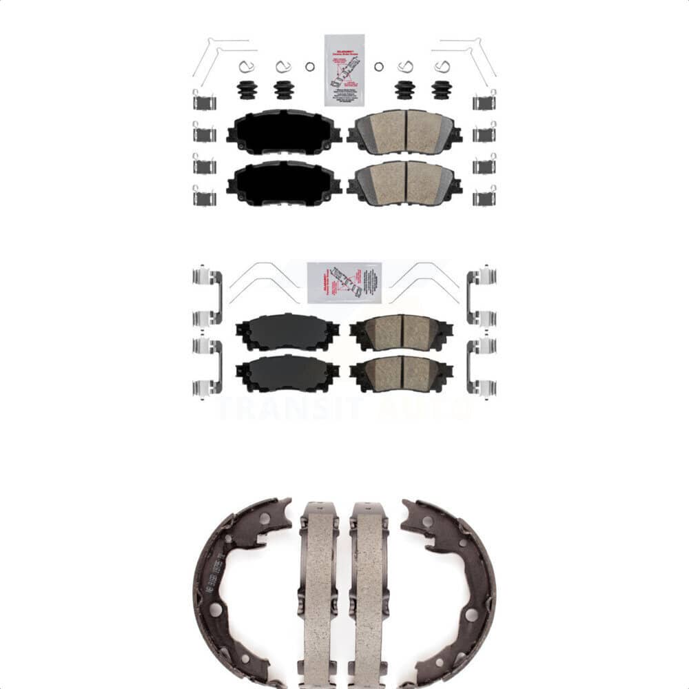 Transit Auto - KNN-100506 - Front and Rear Disc Brake Pad Kits