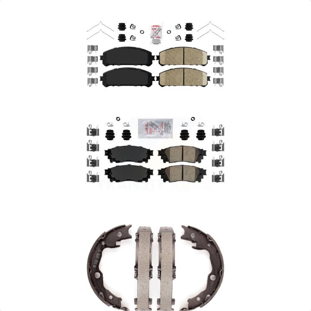 Transit Auto - KNN-100508 - Front and Rear Disc Brake Pad Kits