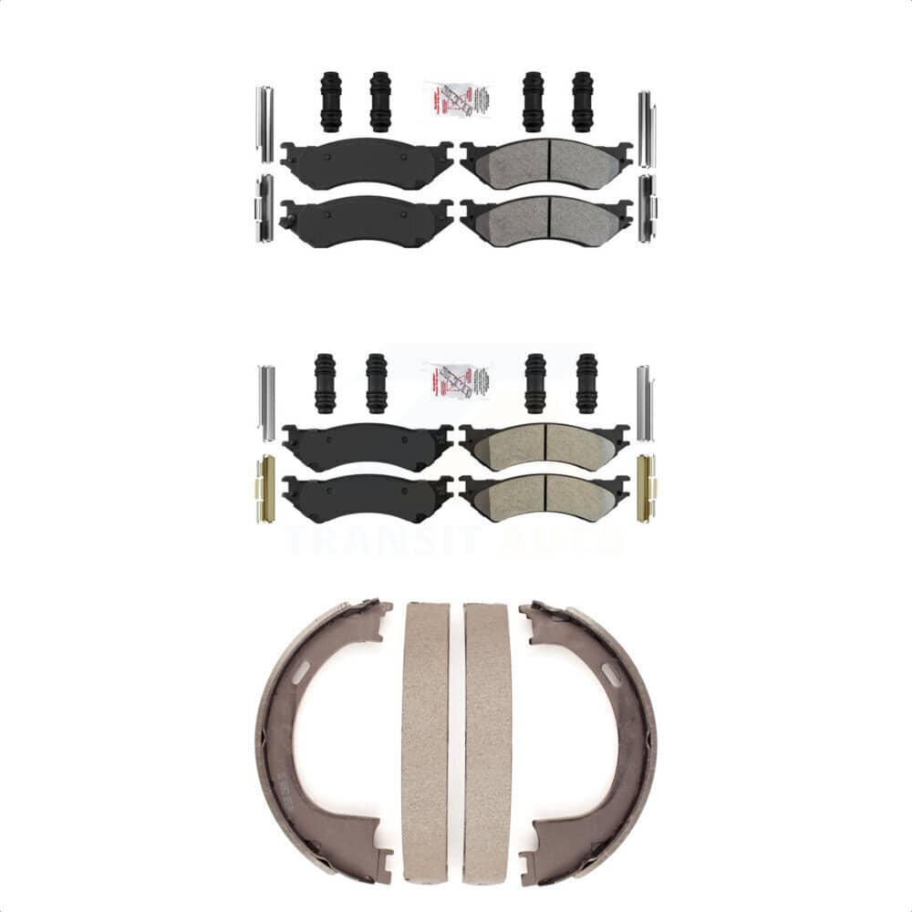 Transit Auto - KNN-100522 - Front and Rear Disc Brake Pad Kits