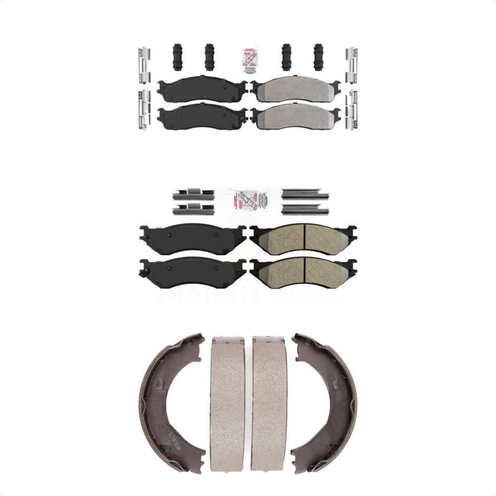 Transit Auto - KNN-100533 - Front and Rear Disc Brake Pad Kits