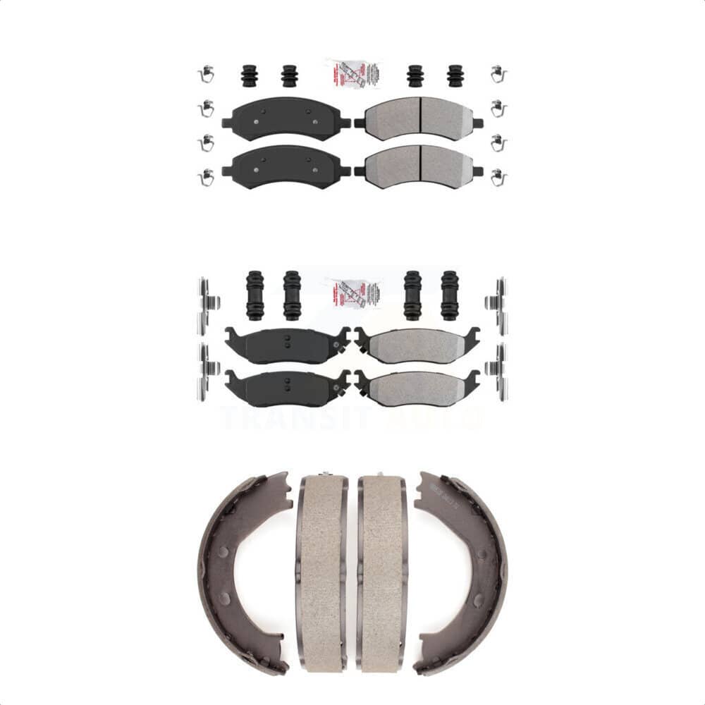 Transit Auto - KNN-100536 - Front and Rear Disc Brake Pad Kits