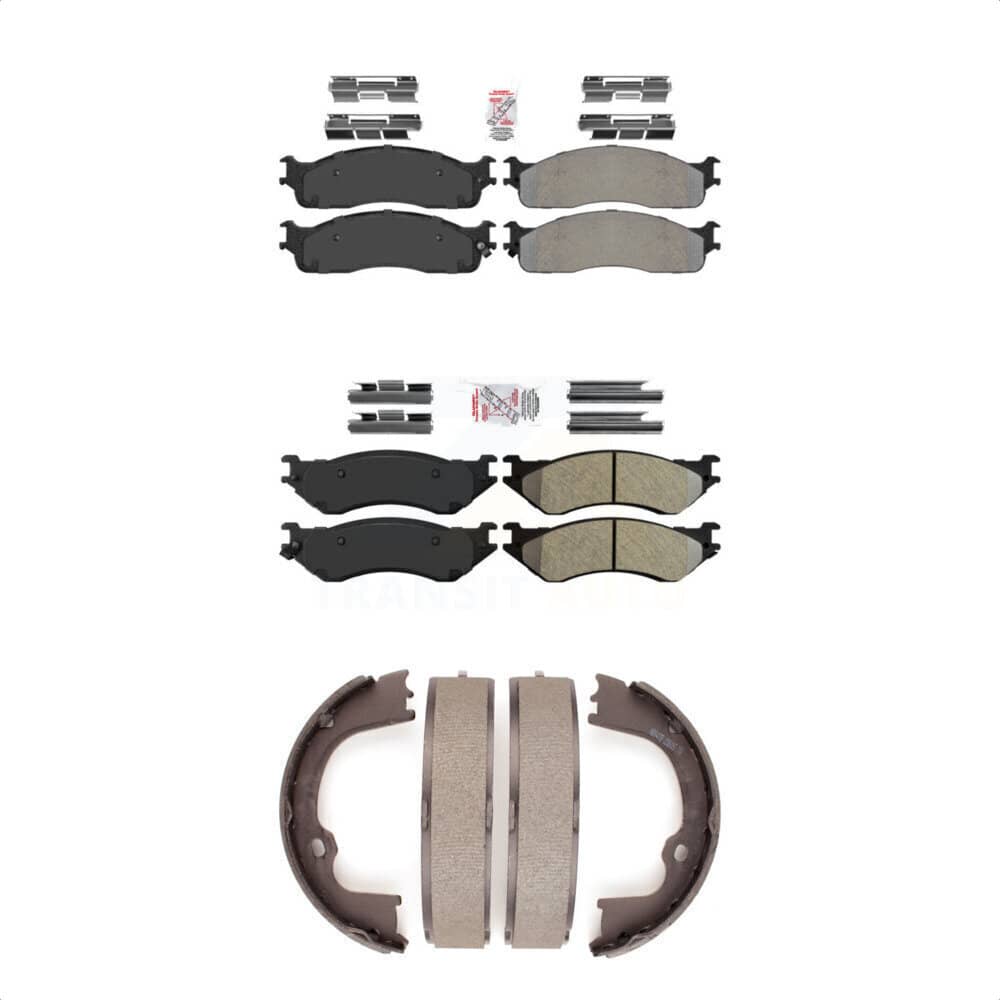 Transit Auto - KNN-100548 - Front and Rear Disc Brake Pad Kits