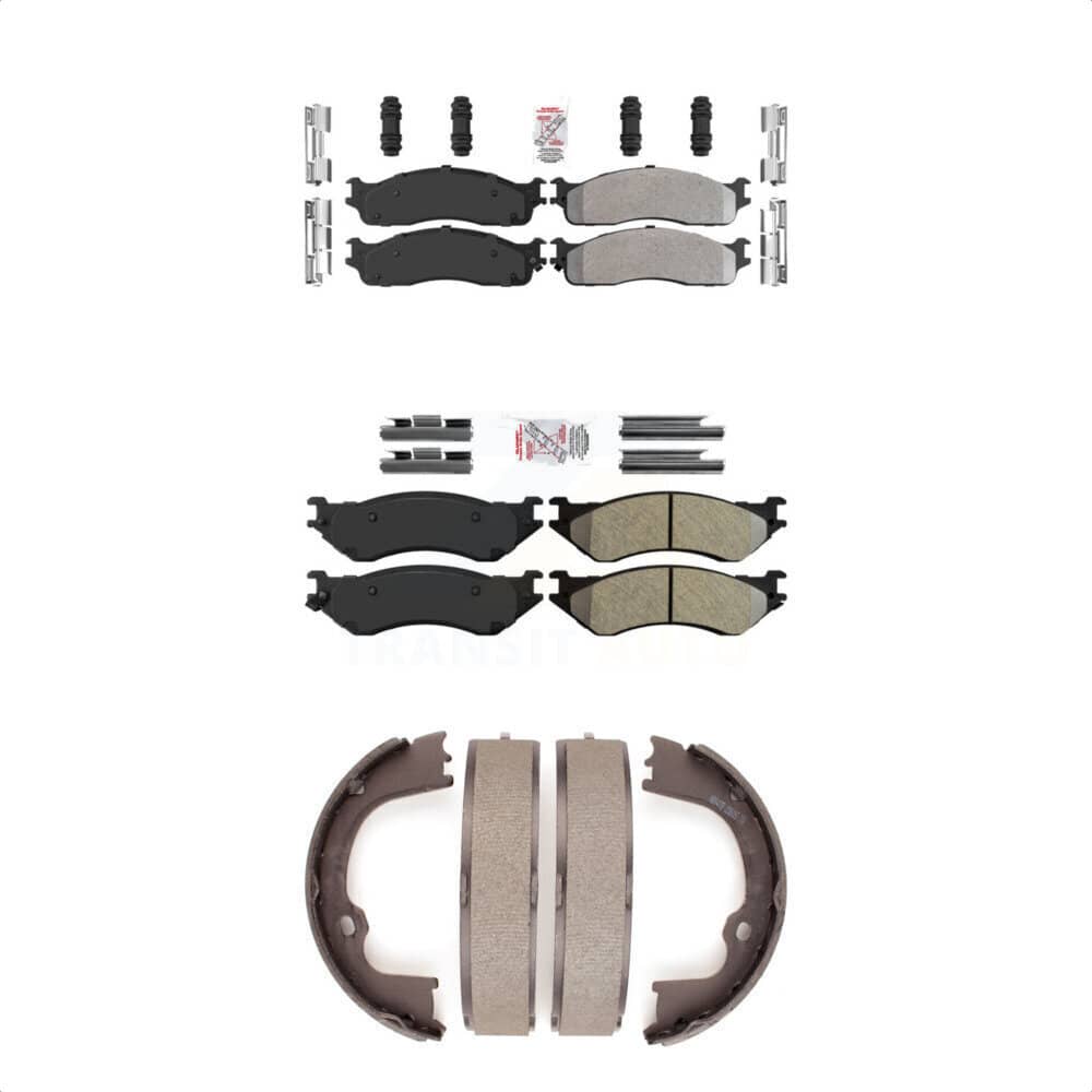 Transit Auto - KNN-100549 - Front and Rear Disc Brake Pad Kits