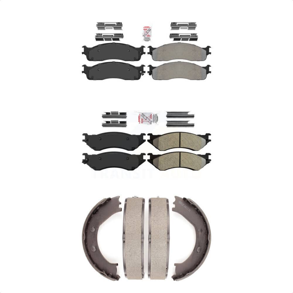 Transit Auto - KNN-100560 - Front and Rear Disc Brake Pad Kits