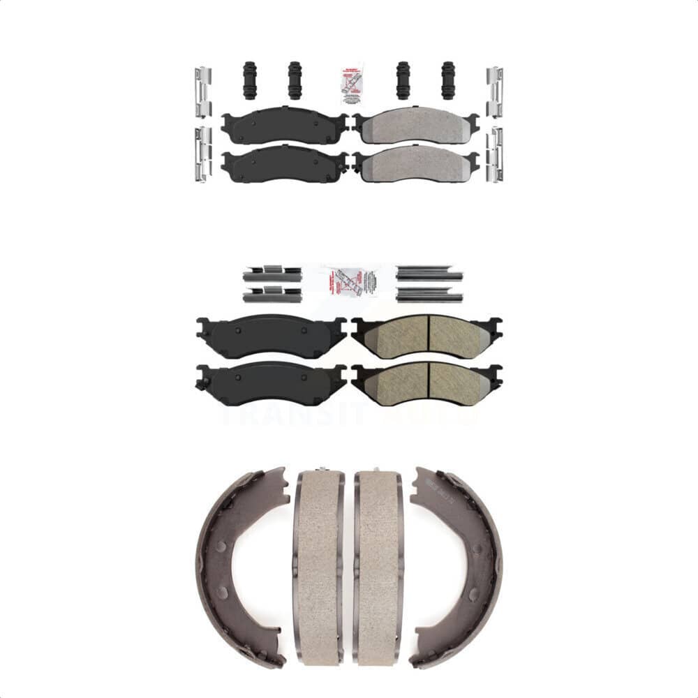 Transit Auto - KNN-100561 - Front and Rear Disc Brake Pad Kits