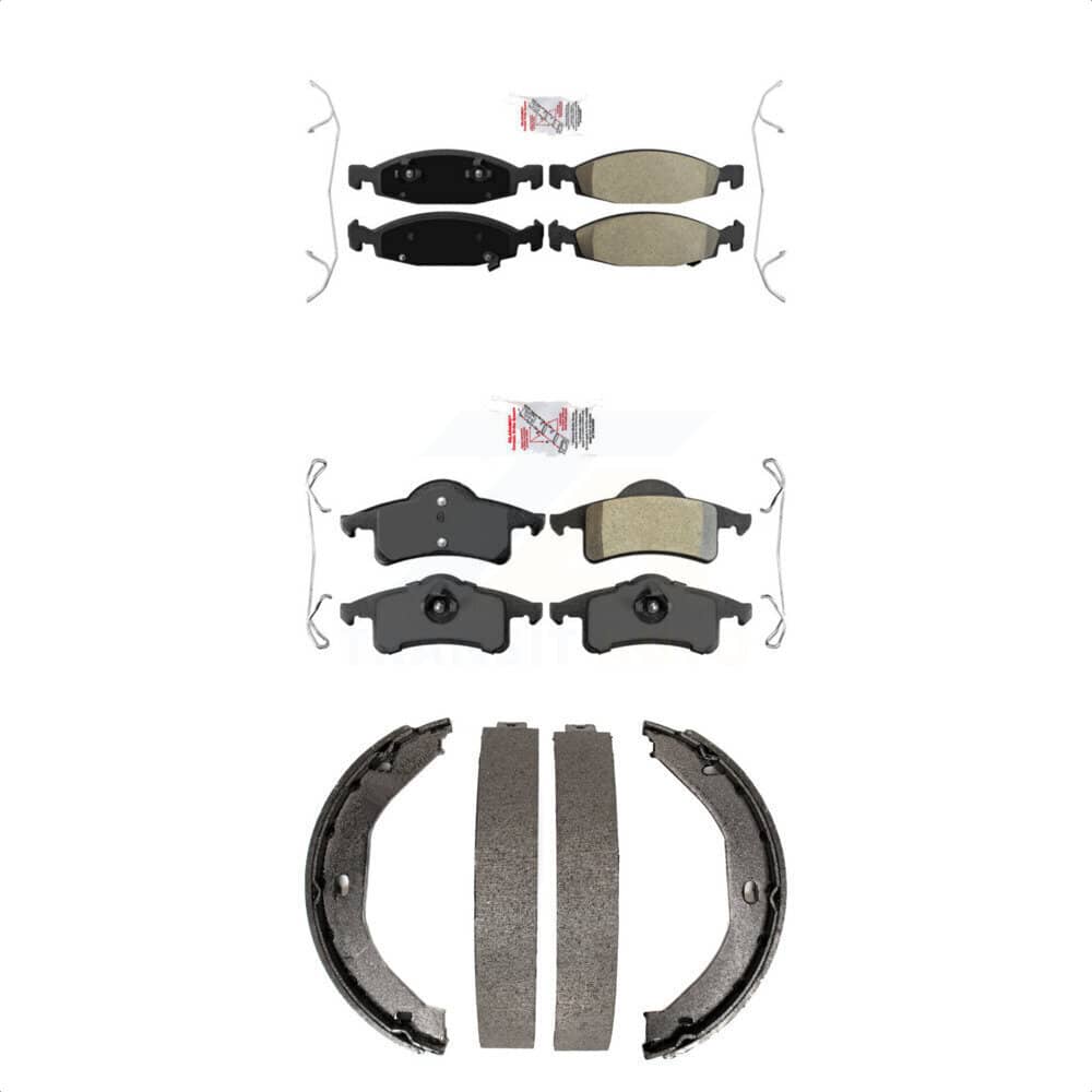 Transit Auto - KNN-100563 - Front and Rear Disc Brake Pad Kits