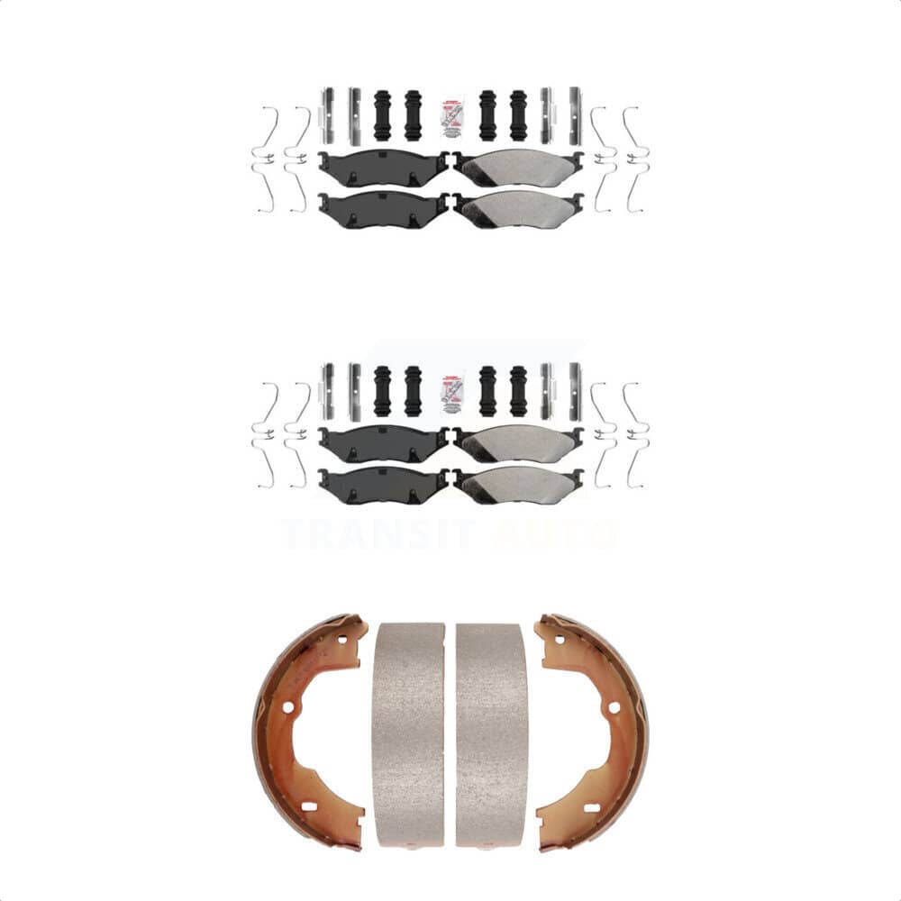 Transit Auto - KNN-100564 - Front and Rear Disc Brake Pad Kits