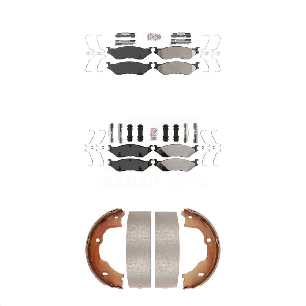 Transit Auto - KNN-100565 - Front and Rear Disc Brake Pad Kits