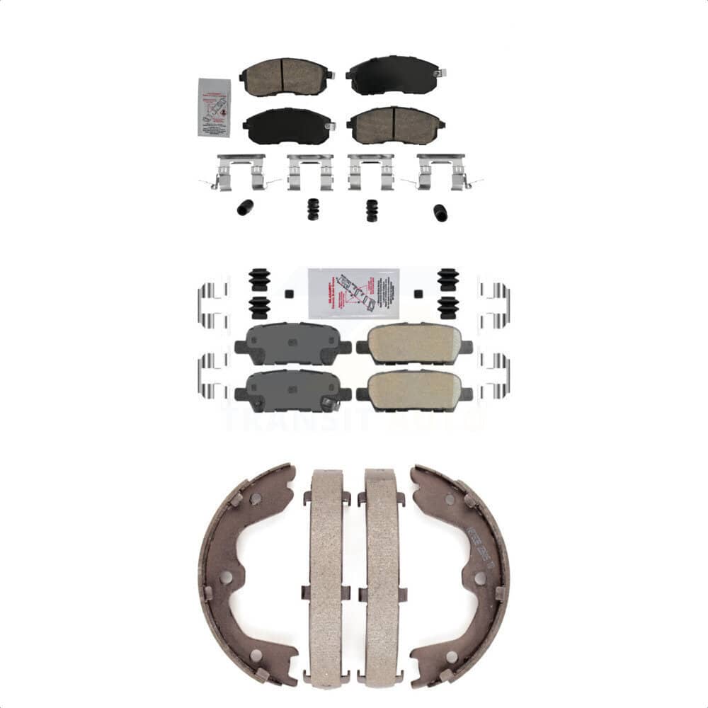 Transit Auto - KNN-100604 - Front and Rear Disc Brake Pad Kits
