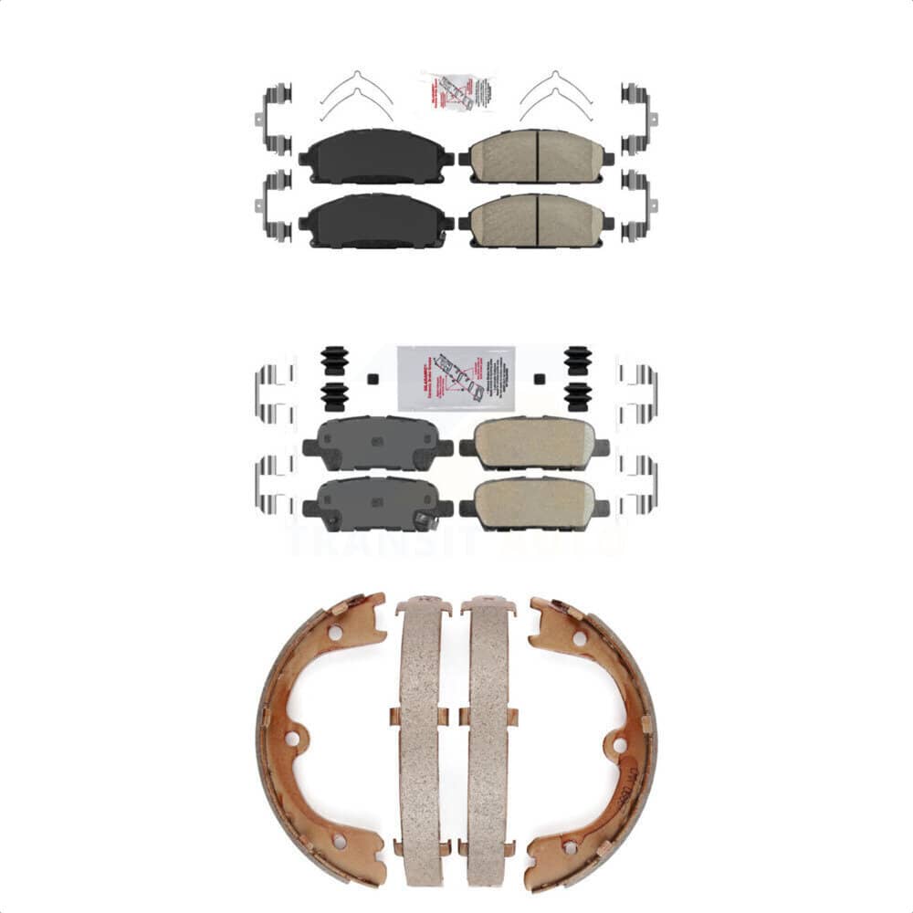 Transit Auto - KNN-100611 - Front and Rear Disc Brake Pad Kits