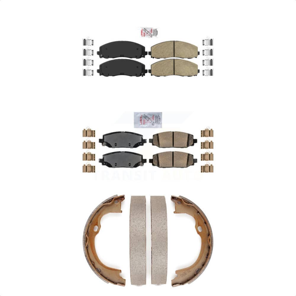 Transit Auto - KNN-100626 - Front and Rear Disc Brake Pad Kits