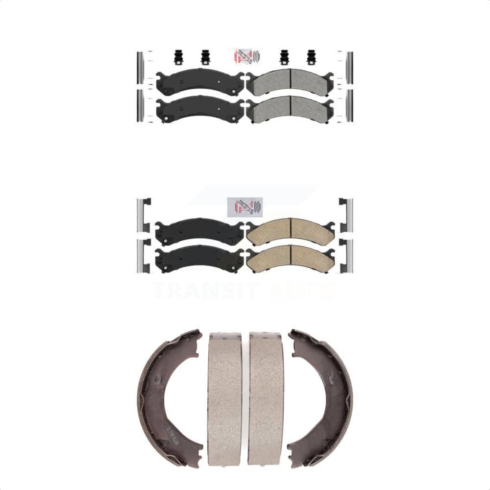 Transit Auto - KNN-100637 - Front and Rear Disc Brake Pad Kits