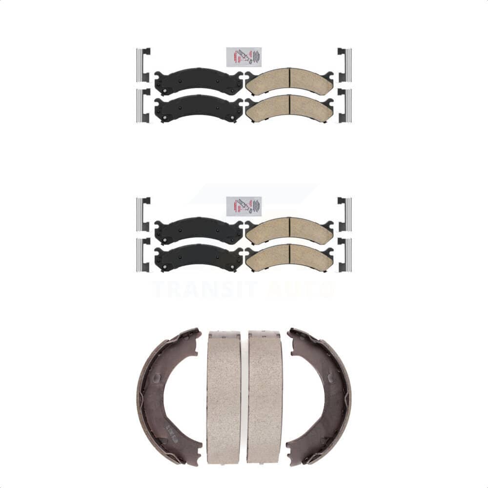 Transit Auto - KNN-100638 - Front and Rear Disc Brake Pad Kits