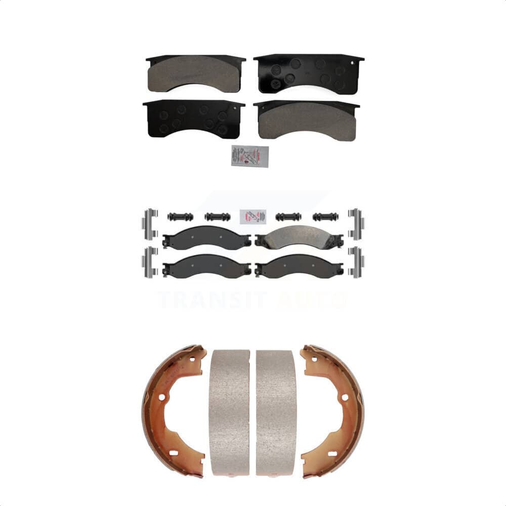 Transit Auto - KNN-100689 - Front and Rear Disc Brake Pad Kits