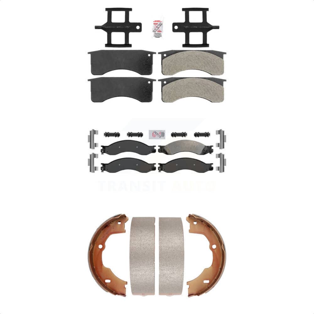 Transit Auto - KNN-100690 - Front and Rear Disc Brake Pad Kits