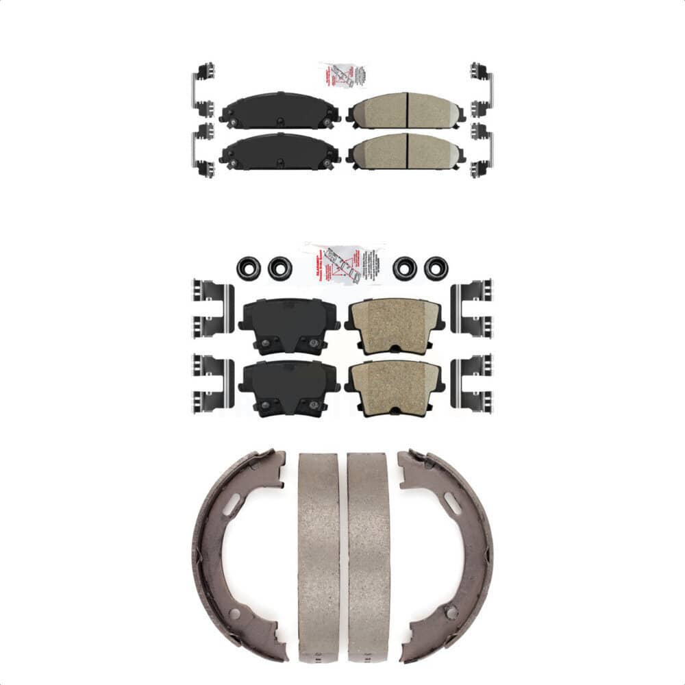 Transit Auto - KNN-100693 - Front and Rear Disc Brake Pad Kits