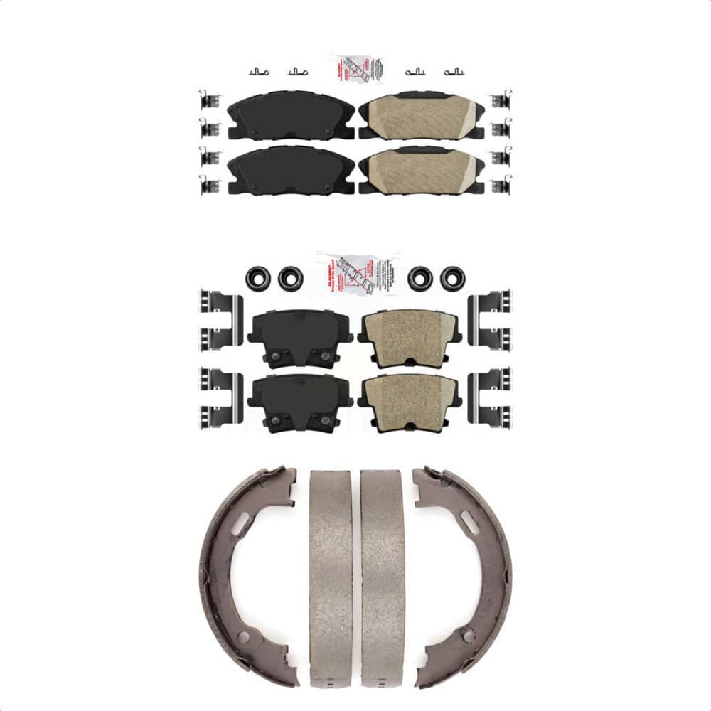 Transit Auto - KNN-100702 - Front and Rear Disc Brake Pad Kits