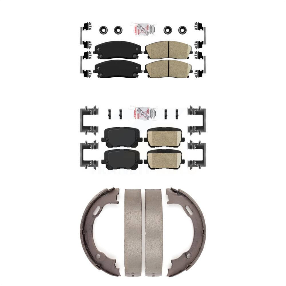 Transit Auto - KNN-100703 - Front and Rear Disc Brake Pad Kits