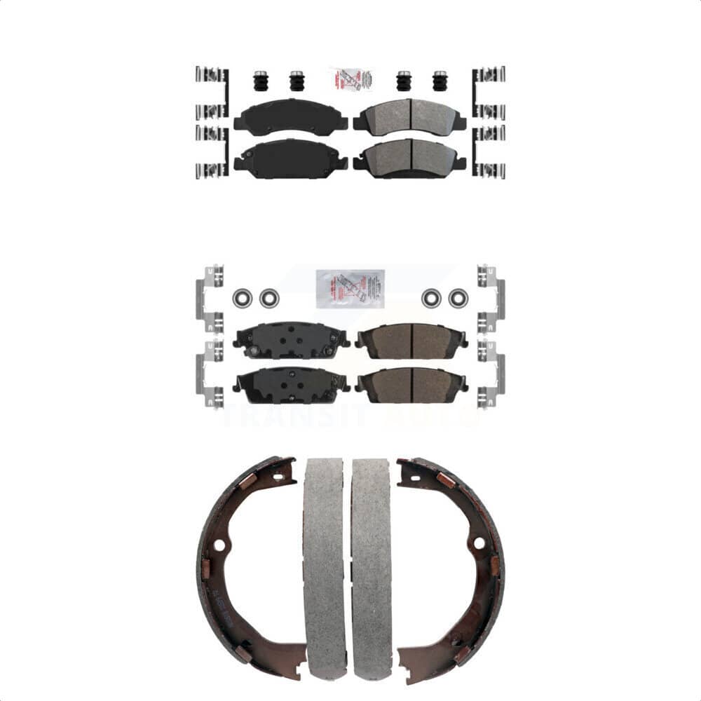 Transit Auto - KNN-100728 - Front and Rear Disc Brake Pad Kits